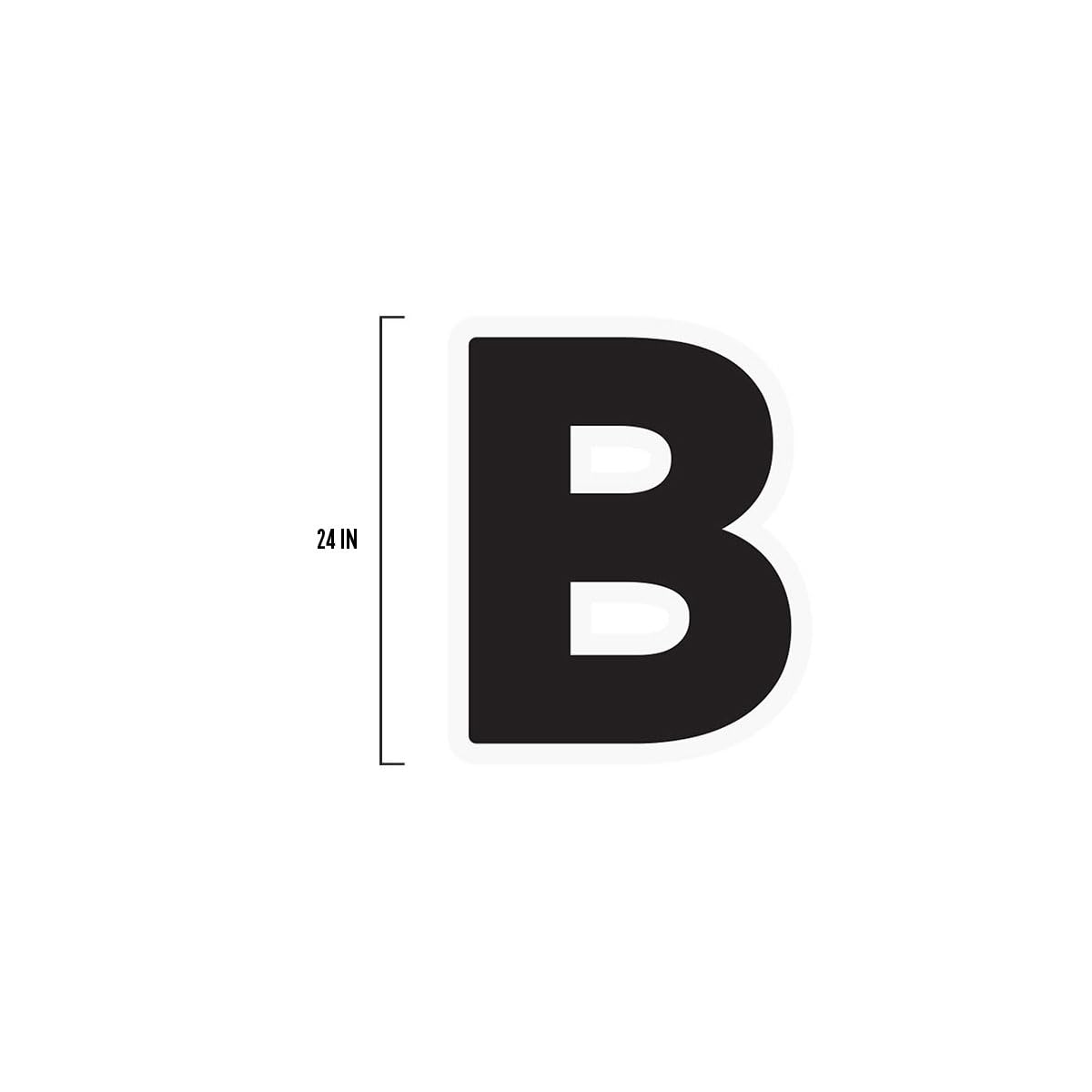 Anderson's Small Letter B Yard Sign, 24 Inches, Yard Card, Outdoor Décor, Lawn Décor, Alphabet Signs - Image 3