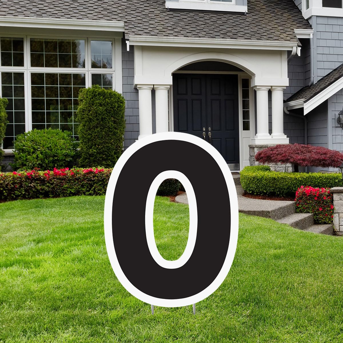 Anderson's Small Number 0 Yard Sign, 24 Inches, Yard Card, Outdoor Décor, Lawn Décor, Number Signs - Image 2