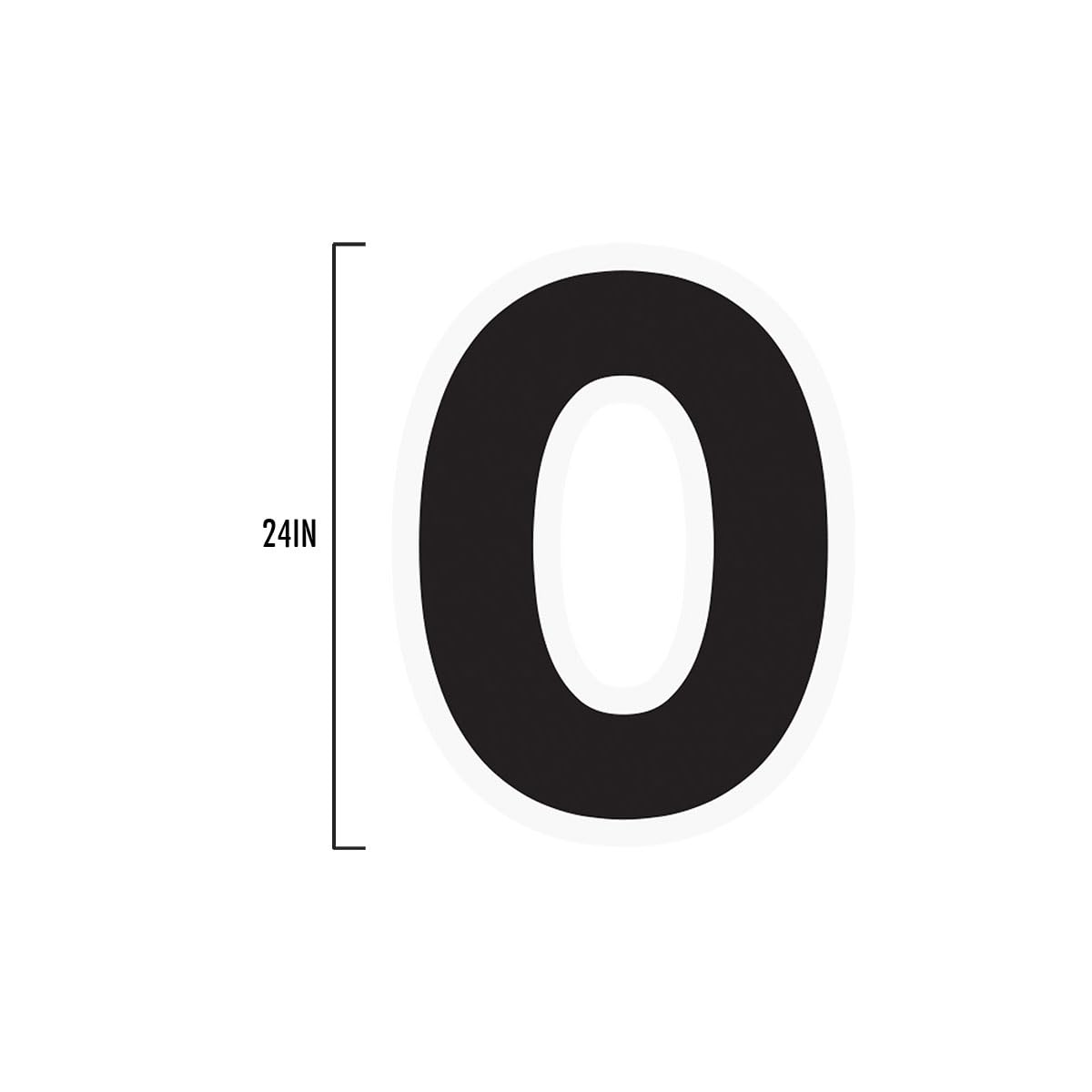 Anderson's Small Number 0 Yard Sign, 24 Inches, Yard Card, Outdoor Décor, Lawn Décor, Number Signs - Image 3