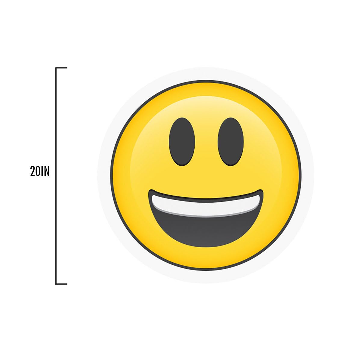 Anderson's Smiley Face Yard Sign, 20 Inches, Yard Card, Outdoor Décor, Lawn Décor - Image 3