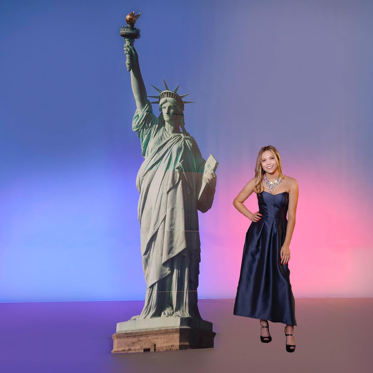 Anderson's Statue of Liberty Photo Prop, 11 Feet, Photo Ops, School Events, Birthdays - Image 4
