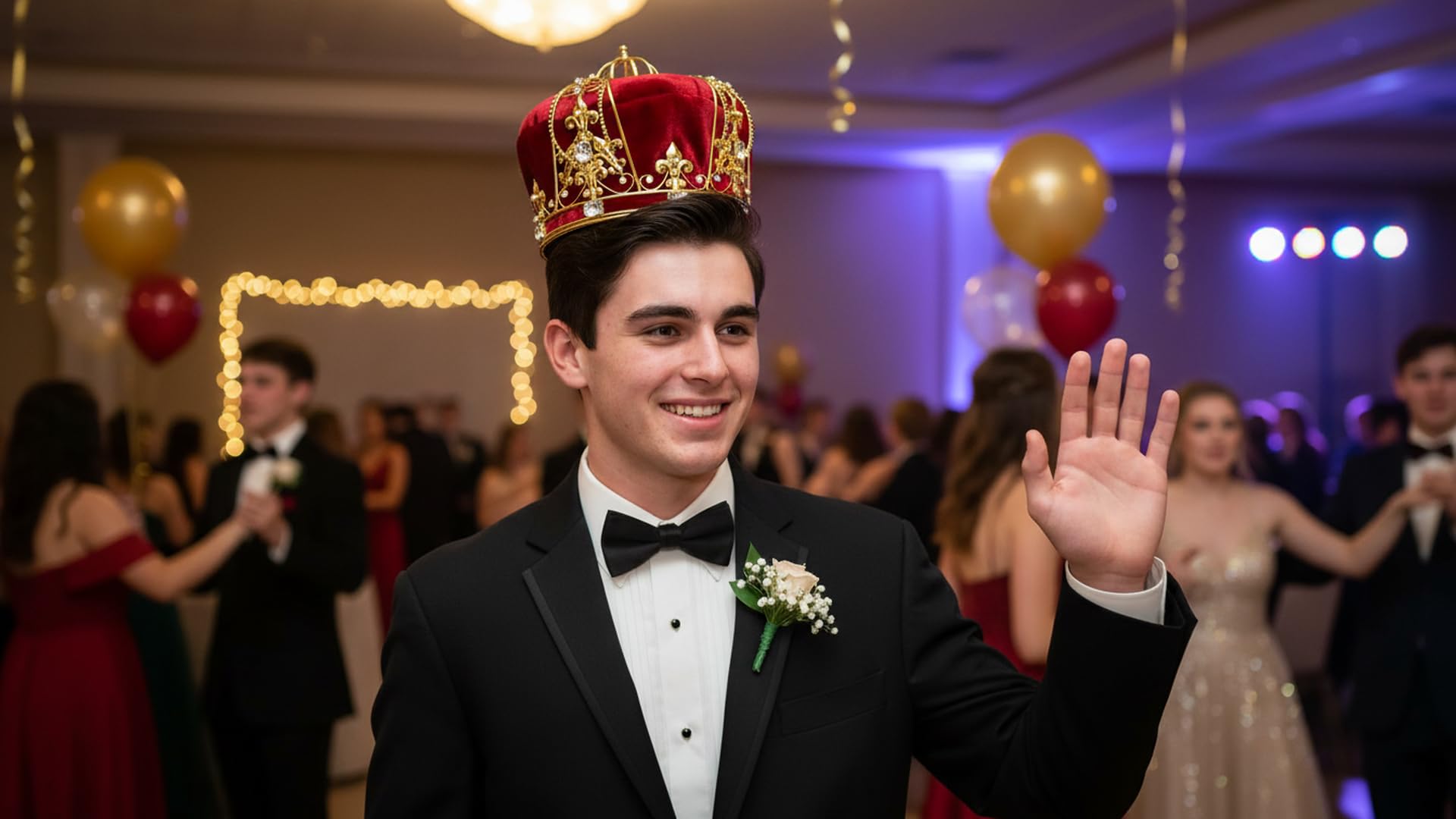 Anderson's Supreme Sovereign Crown, Prom King, Homecoming Court, Wedding, Birthday, Mardi Gras, Renaissance, Theater Prop - Image 5