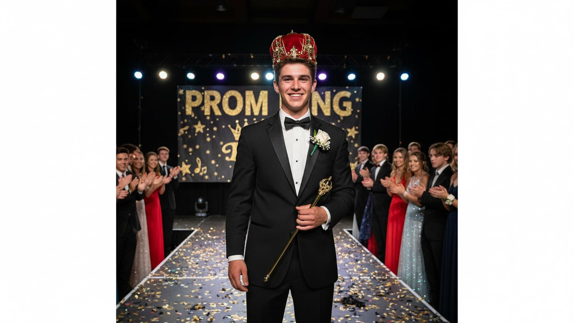 Anderson's Supreme Sovereign Crown, Prom King, Homecoming Court, Wedding, Birthday, Mardi Gras, Renaissance, Theater Prop - Image 6
