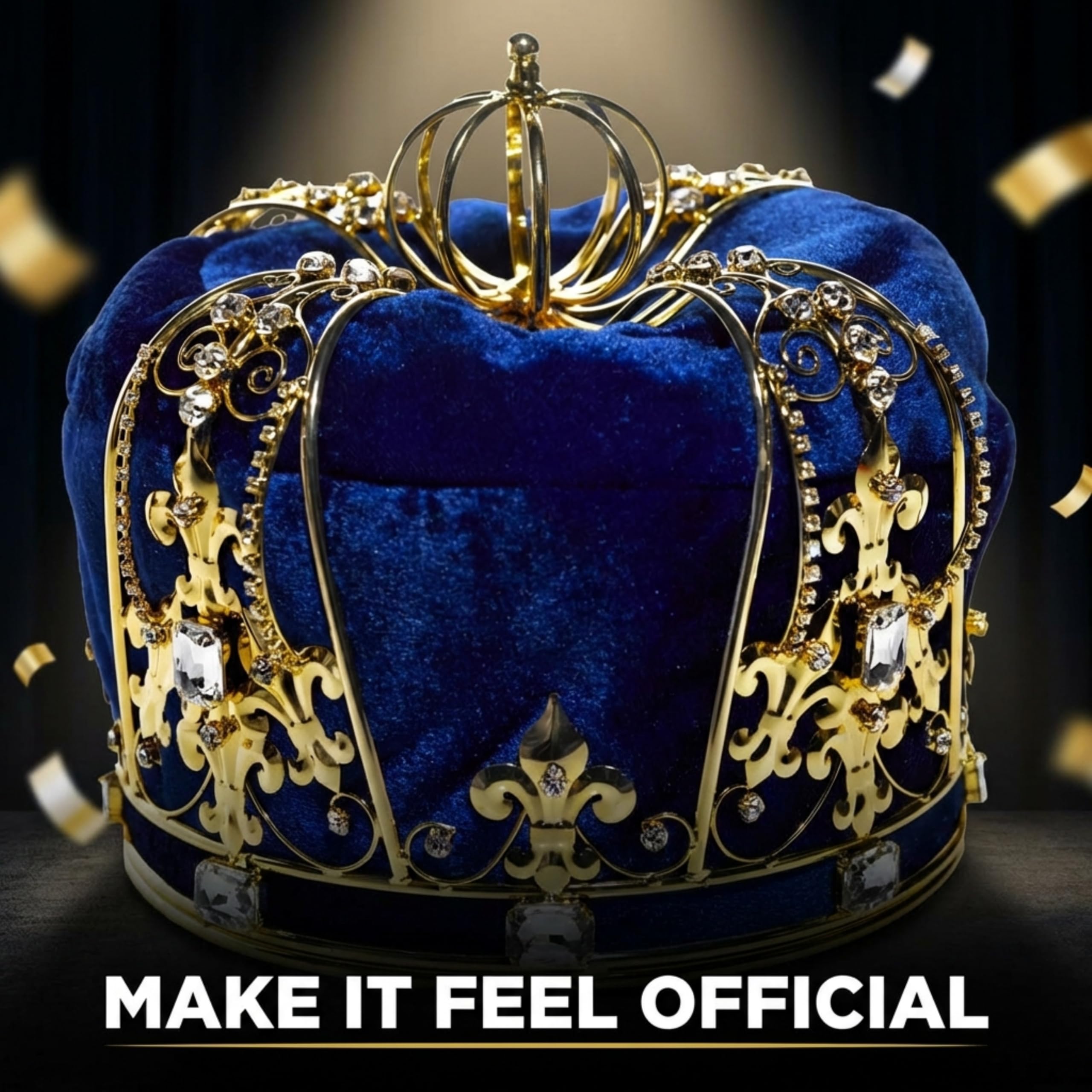 Anderson's Supreme Sovereign Crown, Prom King, Homecoming Court, Wedding, Birthday, Mardi Gras, Renaissance, Theater Prop - Image 2