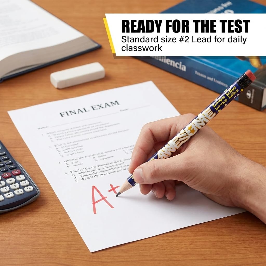 Anderson's, This is What Awesome Looks Like Pencils, Set of 100, School Pencils, Student Awards, Recognition - Image 7