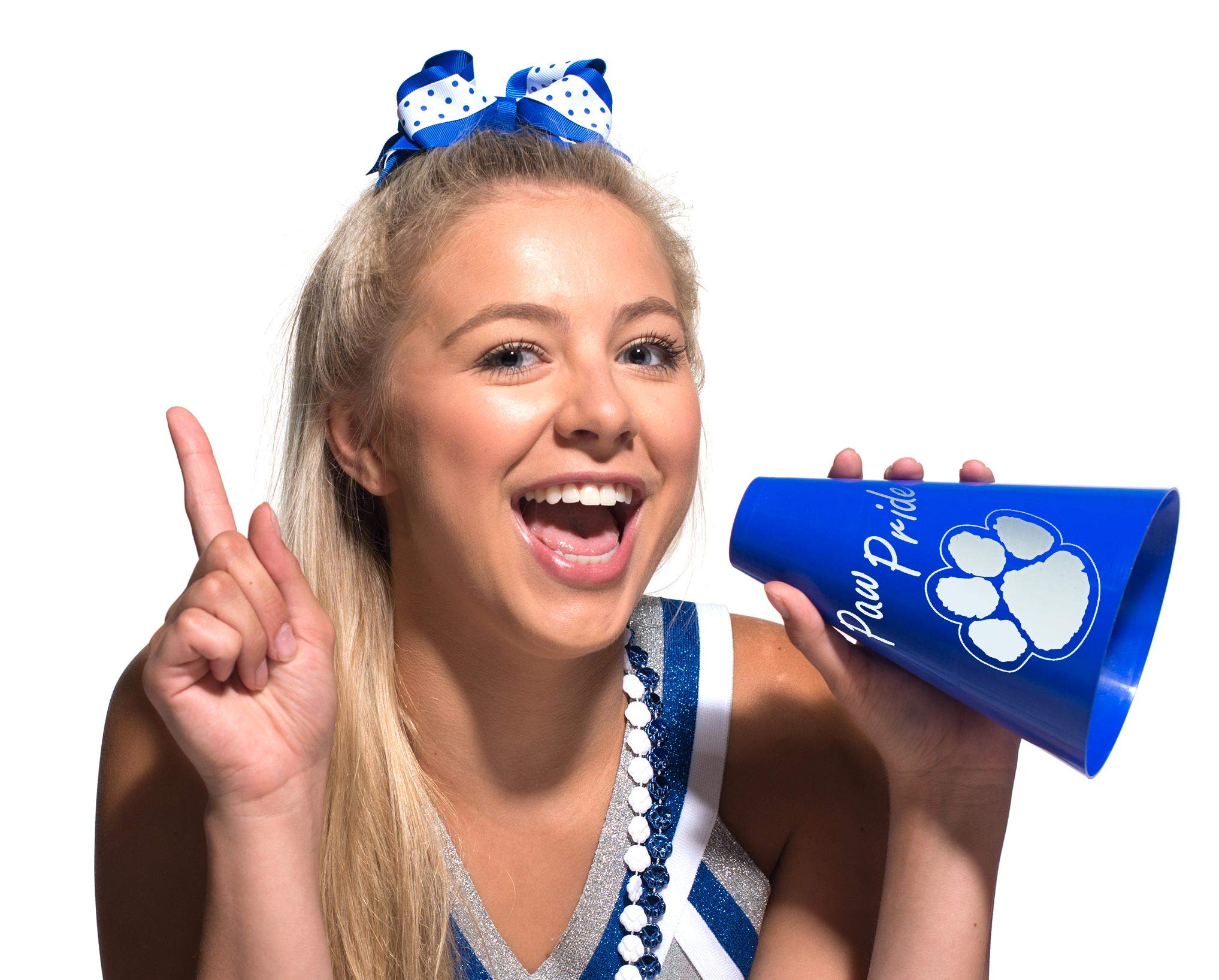 Anderson's Two-Color Paw Megaphones, 7 Inches, Team Spirit Products, Fan Gear - Image 2