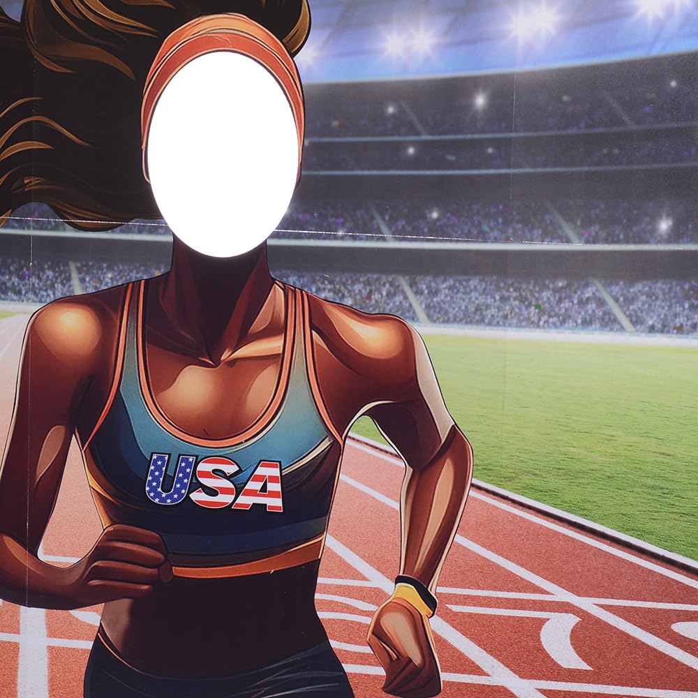 Anderson's USA Track Runner Stand-in, Photo Ops, Event Décor, School Events - Image 4