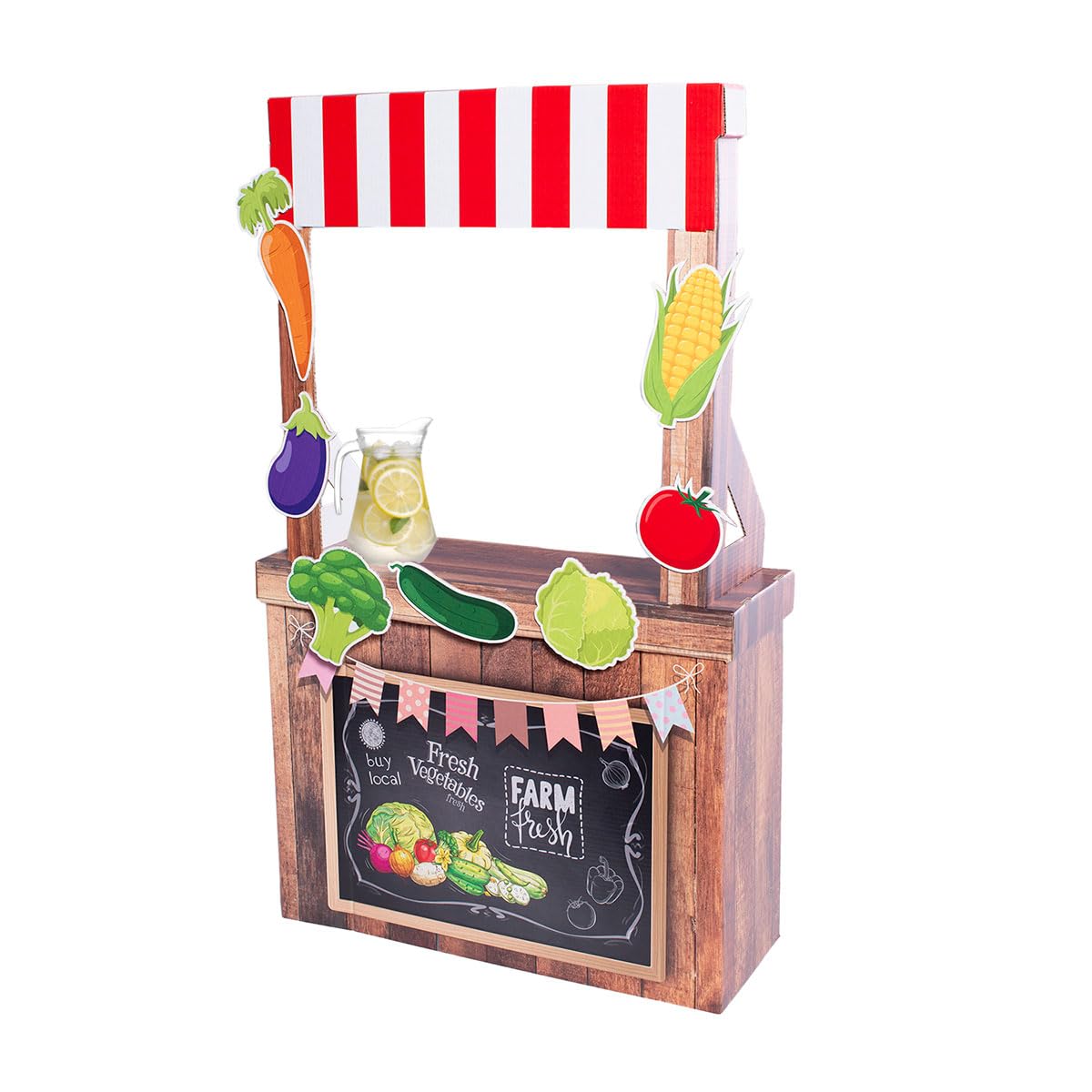 Anderson's Veggie Farm Kid Booth Standup, Cardboard Event Decorations, School Decorations, Festivals, Farmer's Market, Props, Photo Ops