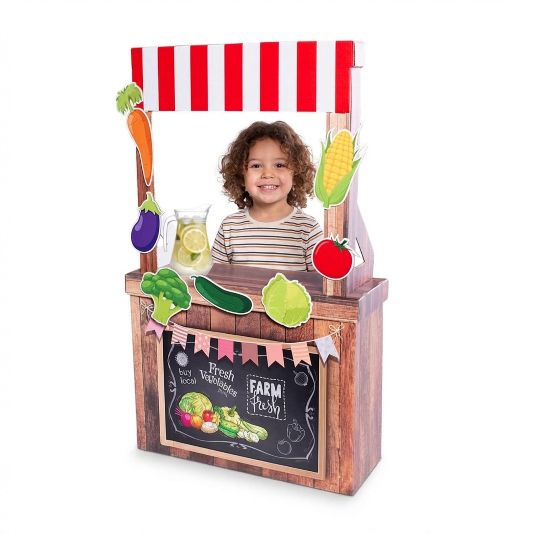 Anderson's Veggie Farm Kid Booth Standup, Cardboard Event Decorations, School Decorations, Festivals, Farmer's Market, Props, Photo Ops - Image 8