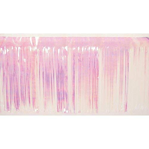 Anderson's Vinyl Iridescent Fringe, 15" x 10' Shiny Decorative Trim for Floats, Parties, Tables, Ceilings, Doorways, Backdrops, and Event Décor