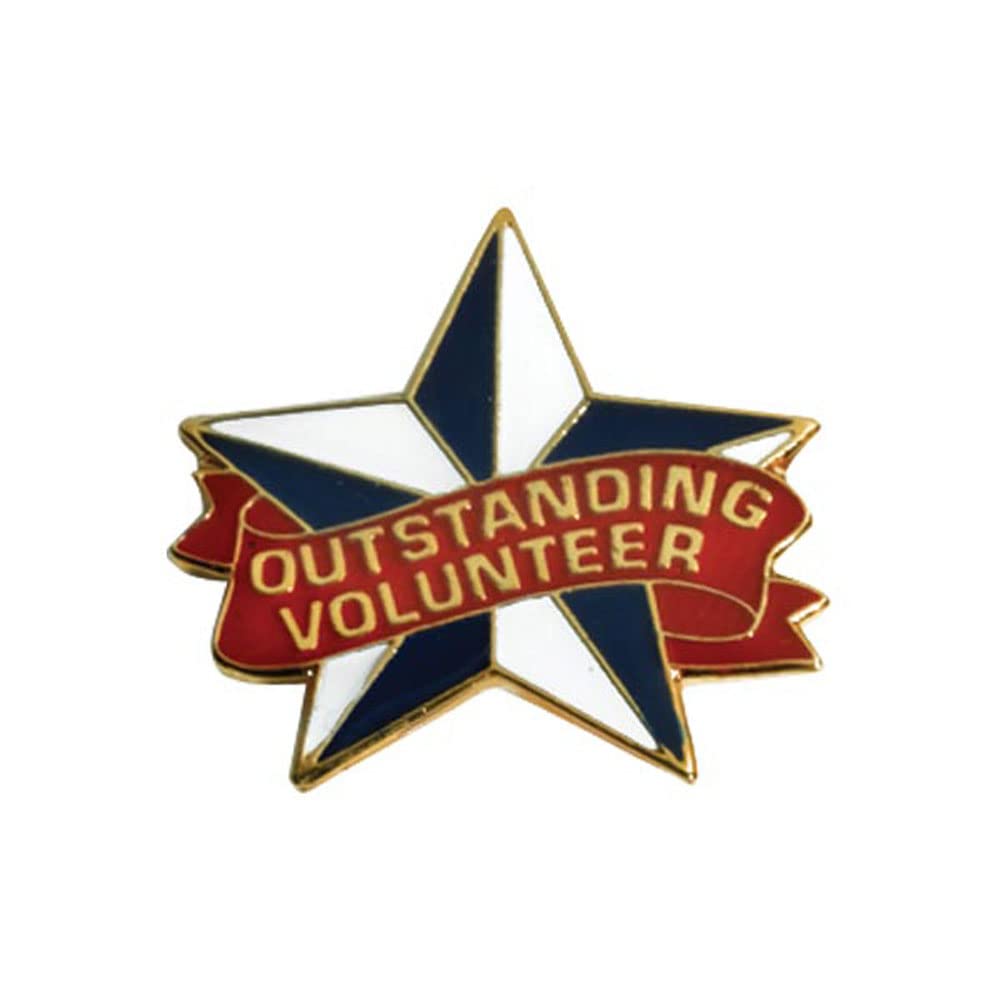 Anderson's Volunteer Award Lapel Pin Packs, Show Gratitude, Boost Morale, Celebrate Achievements, Motivate, Encourage, Recognize and Reward Gifts