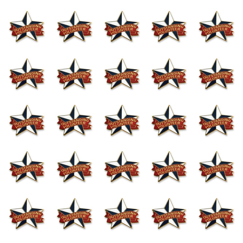 Anderson's Volunteer Award Lapel Pin Packs, Show Gratitude, Boost Morale, Celebrate Achievements, Motivate, Encourage, Recognize and Reward Gifts - Image 2