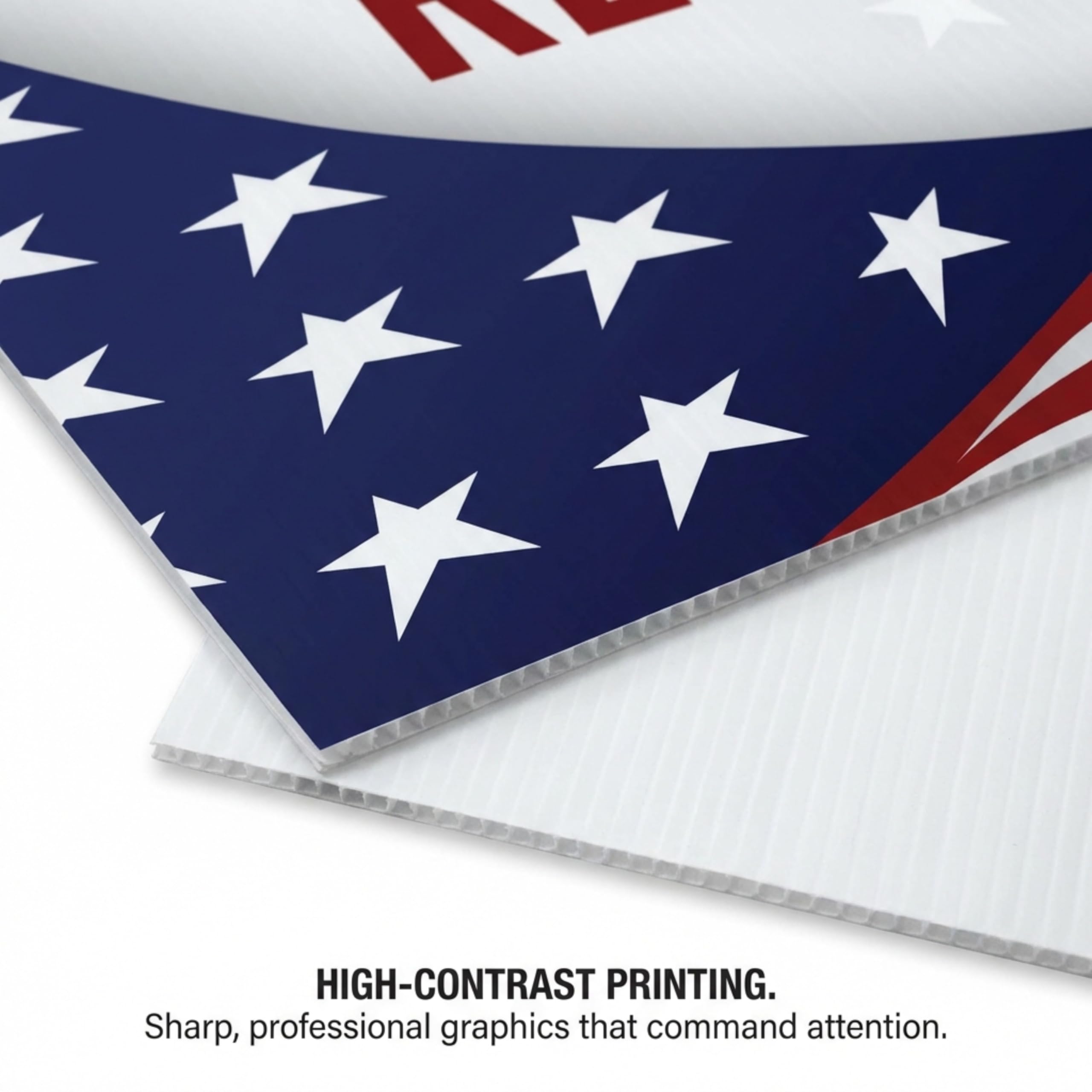 Anderson's Vote Republican with Flag Yard Sign, 18 Inches x 14 Inches, Lawn Décor, Political Signs - Image 7