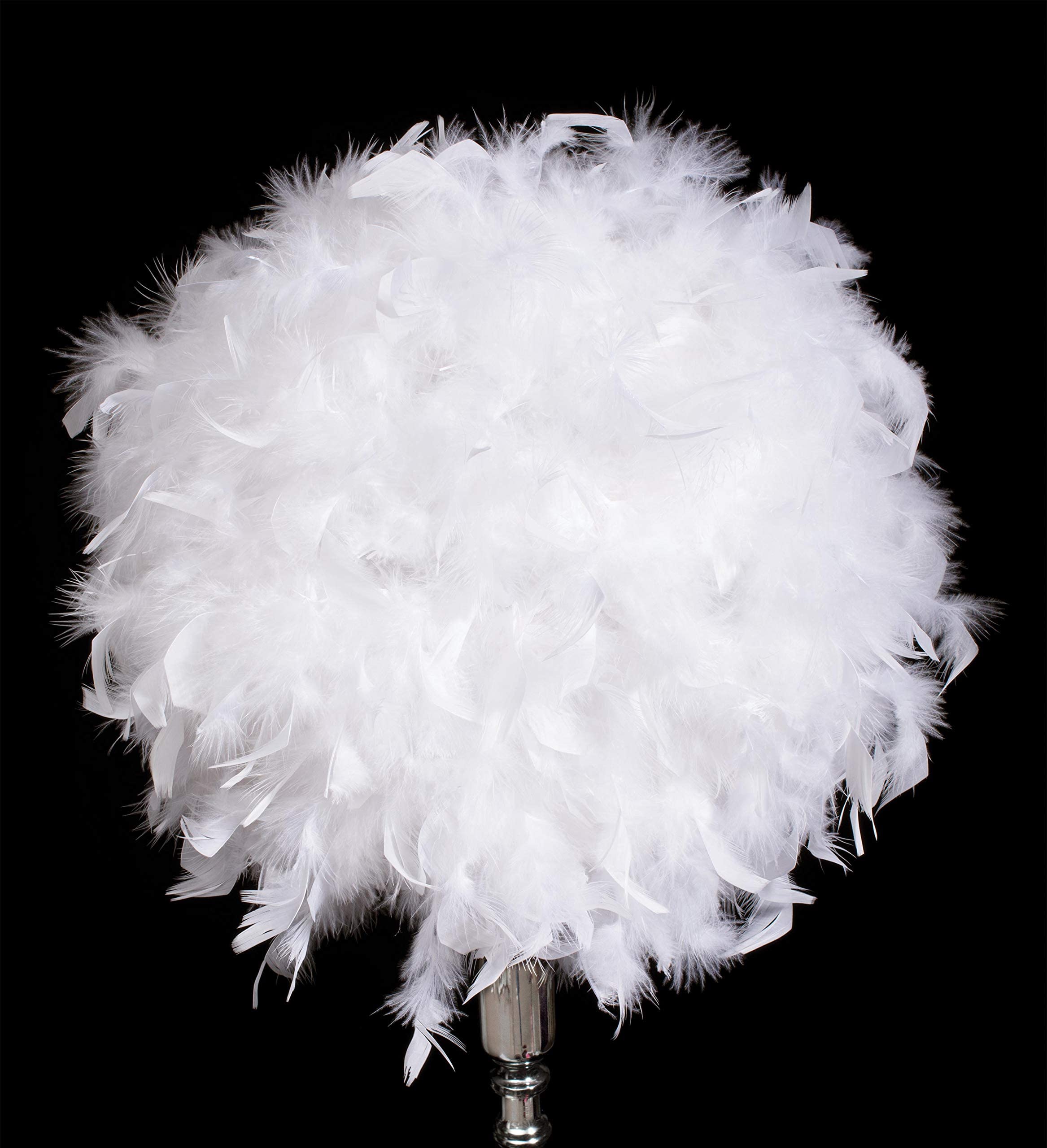Anderson's White Feather Ball Wedding Decoration, 12 Inches - Image 2