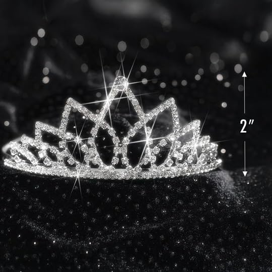 Anderson’s Wilhelmina Rhinestone Tiara, 2 Inch Silver‑Tone Metal Crown with Clear Faux Diamonds for Weddings, Proms, Homecomings, Pageants, Sweet 16s, Quinceañeras, Theater Productions, Cosplay, and Formal Celebrations - Image 7