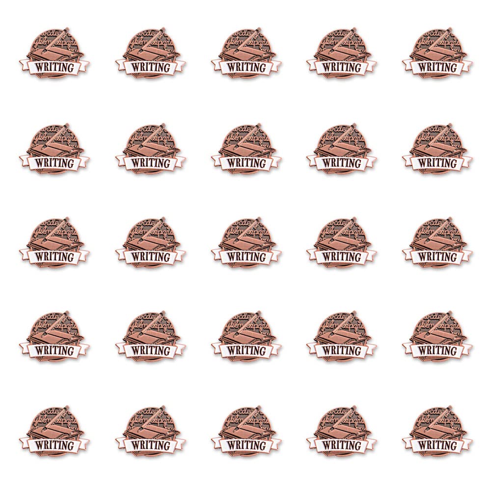 Anderson's Writing Award Bulk Pin Packs, Lapel Pins for Scholastic Student Recognition, Perfect for Celebrating Writing Excellence, Achievements, and Ceremonies - Image 2