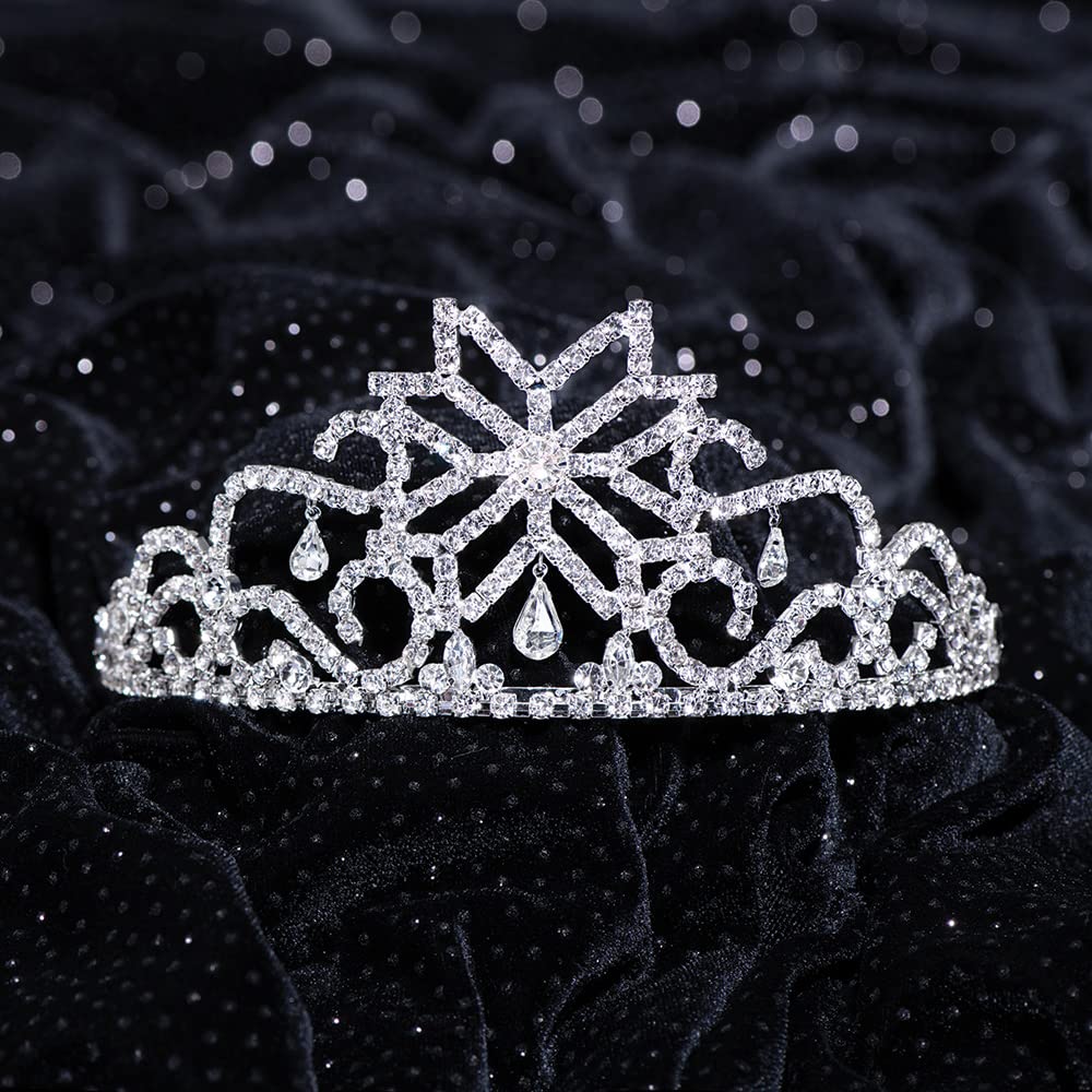 Anderson's Wynter Rhinestone Tiara, Sparkling 2.5-Inch Silver Crown with Clear Faux Diamonds, Adjustable Band & Comfort Combs, Perfect for Weddings, Proms, Pageants, Birthdays & Quinceañeras - Image 8