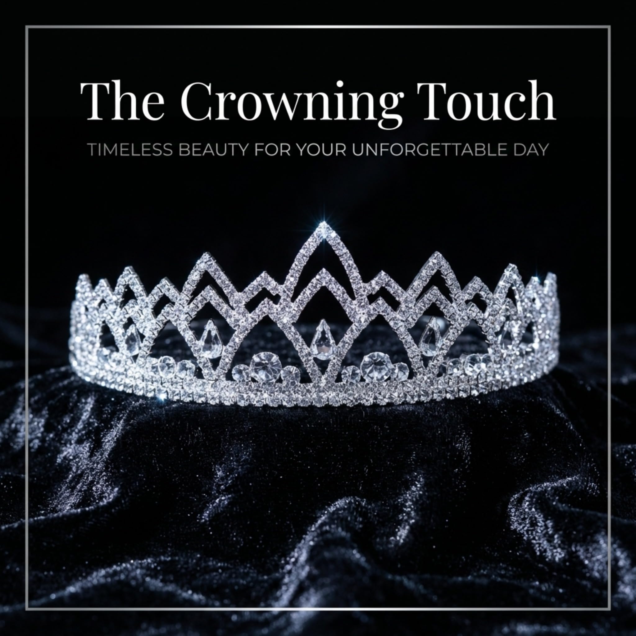 Anderson's Yara Rhinestone Tiara, 2 1/4-Inch Tall Silver Crown with Sparkling Clear Crystals – Adjustable Wedding Tiara for Brides, Prom Queen, Homecoming, Pageants, Sweet 16 & Quinceañera - Image 5