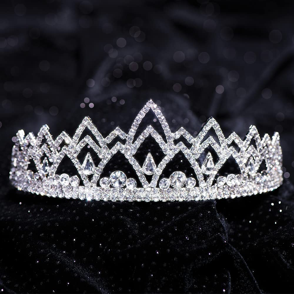 Anderson's Yara Rhinestone Tiara, 2 1/4-Inch Tall Silver Crown with Sparkling Clear Crystals – Adjustable Wedding Tiara for Brides, Prom Queen, Homecoming, Pageants, Sweet 16 & Quinceañera - Image 9
