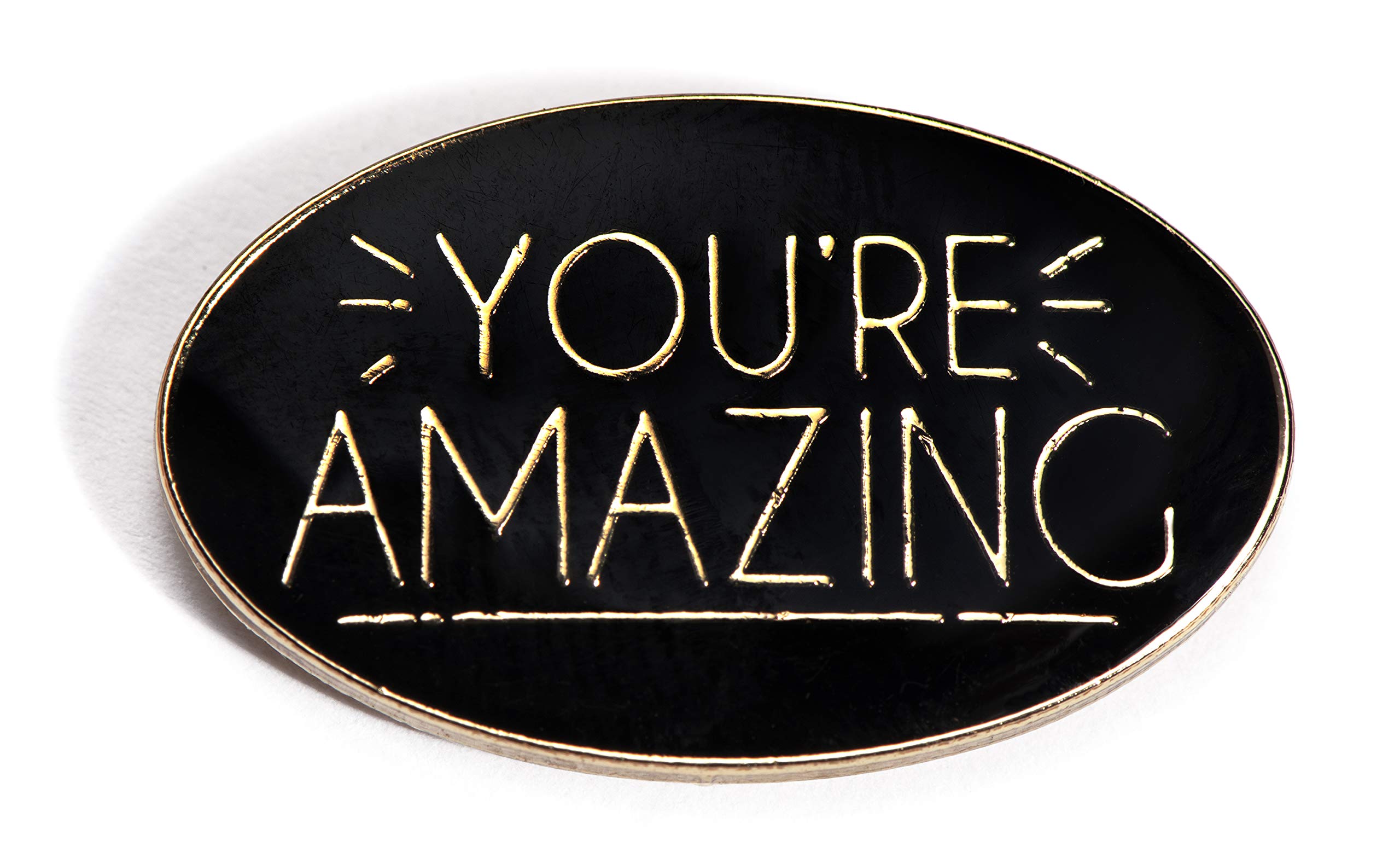 Anderson's You're Amazing Lapel Pin Set, Appreciation Gifts for Teachers, Essential Workers, Volunteers, Staff, Motivational Awards – Set of 12 Recognition Pins