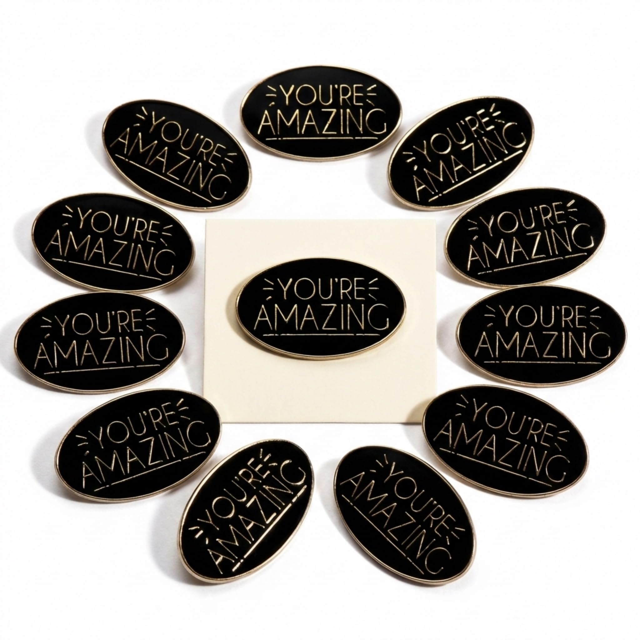 Anderson's You're Amazing Lapel Pin Set, Appreciation Gifts for Teachers, Essential Workers, Volunteers, Staff, Motivational Awards – Set of 12 Recognition Pins - Image 8