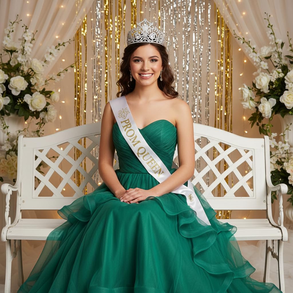 Fleur-de-Lis Crown with Faux Fur and Elsa Queen Tiara Royalty Set - Image 3