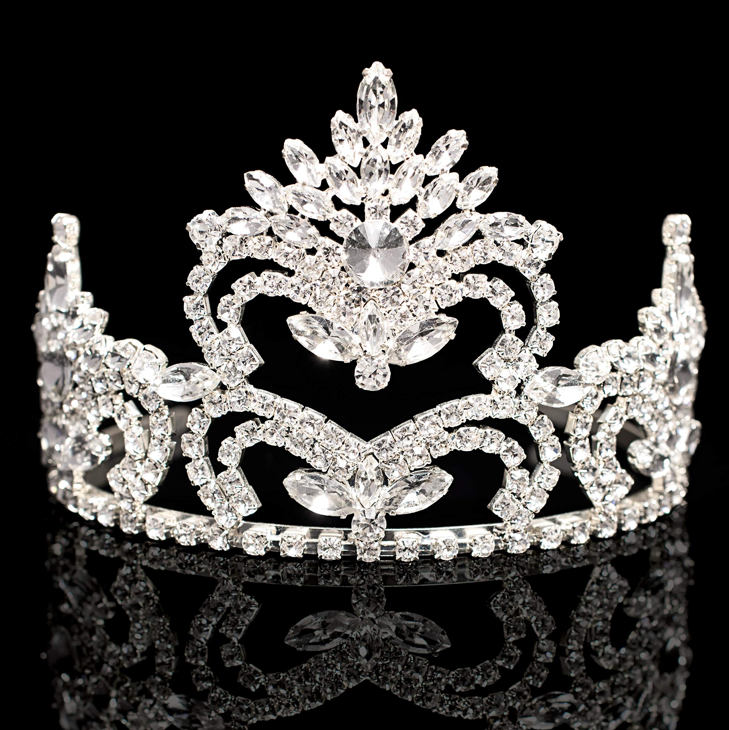 Fleur-de-Lis Crown with Faux Fur and Penelope Queen Tiara Royalty Set - Image 3