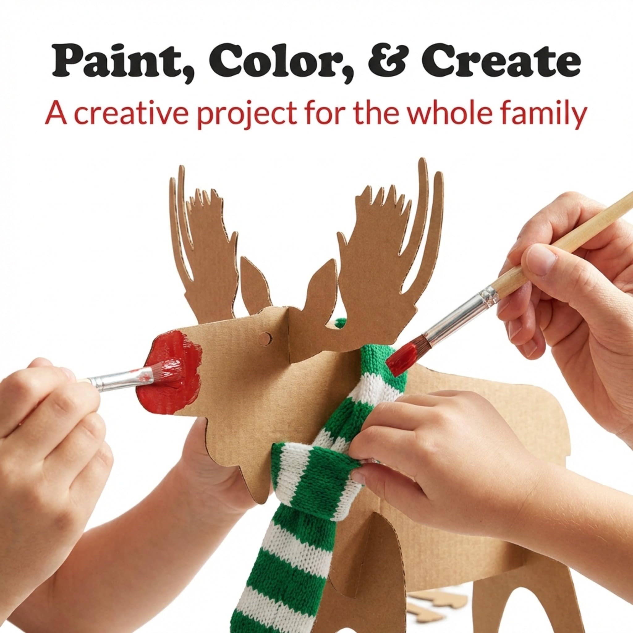 Mighty Moose Sturdy Cardboard Kit, Holiday Decorating Kit - Image 7