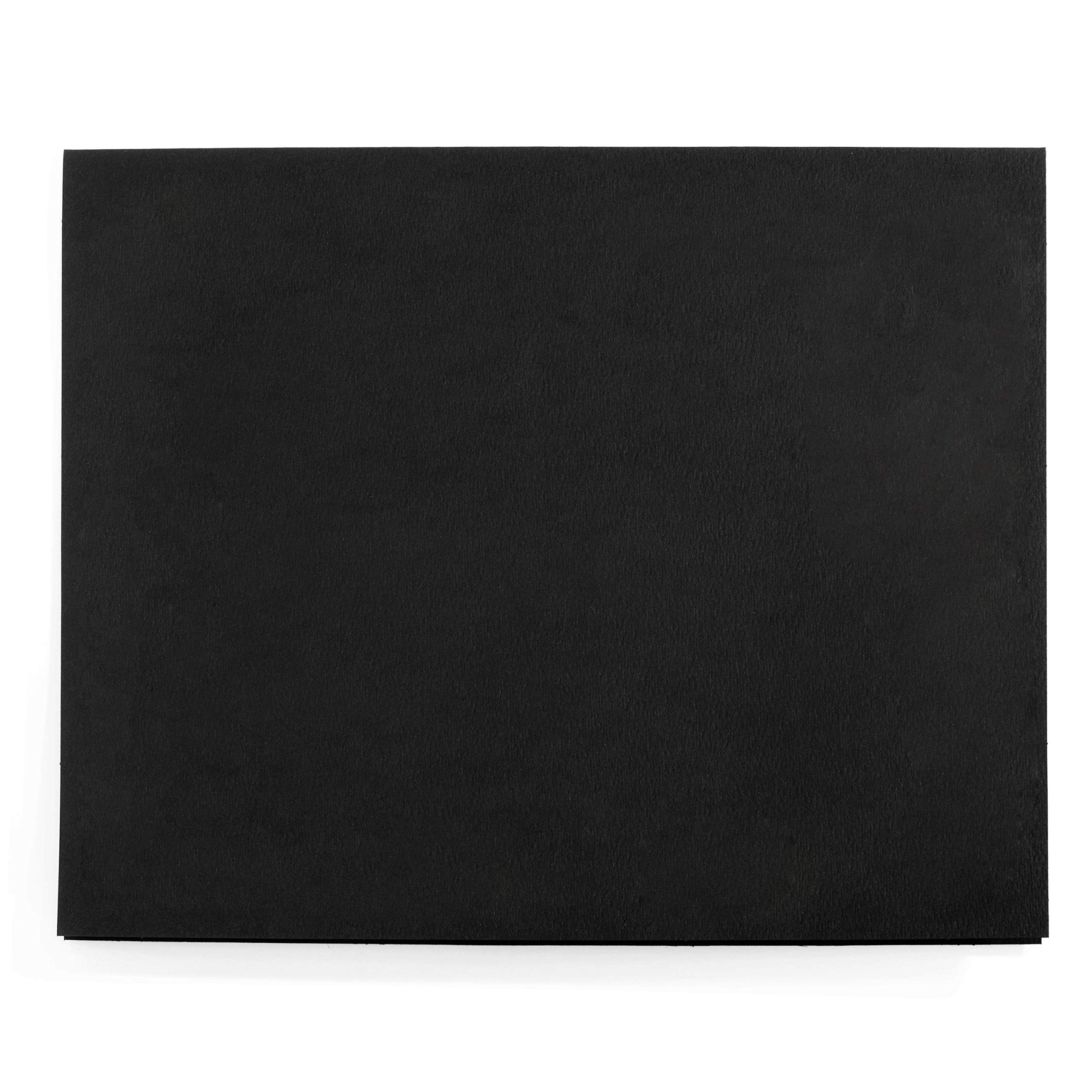 PaperDirect Black Certificate Jackets, 80lb Cardstock, 9.5" x 12" Presentation Holders, Solid Black Document Covers, Graduation, School Recognition, Staff & Volunteer Certificates, Box of 50