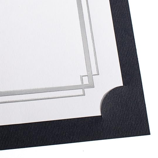 PaperDirect Black Certificate Jackets, 80lb Cardstock, 9.5" x 12" Presentation Holders, Solid Black Document Covers, Graduation, School Recognition, Staff & Volunteer Certificates, Box of 50 - Image 5