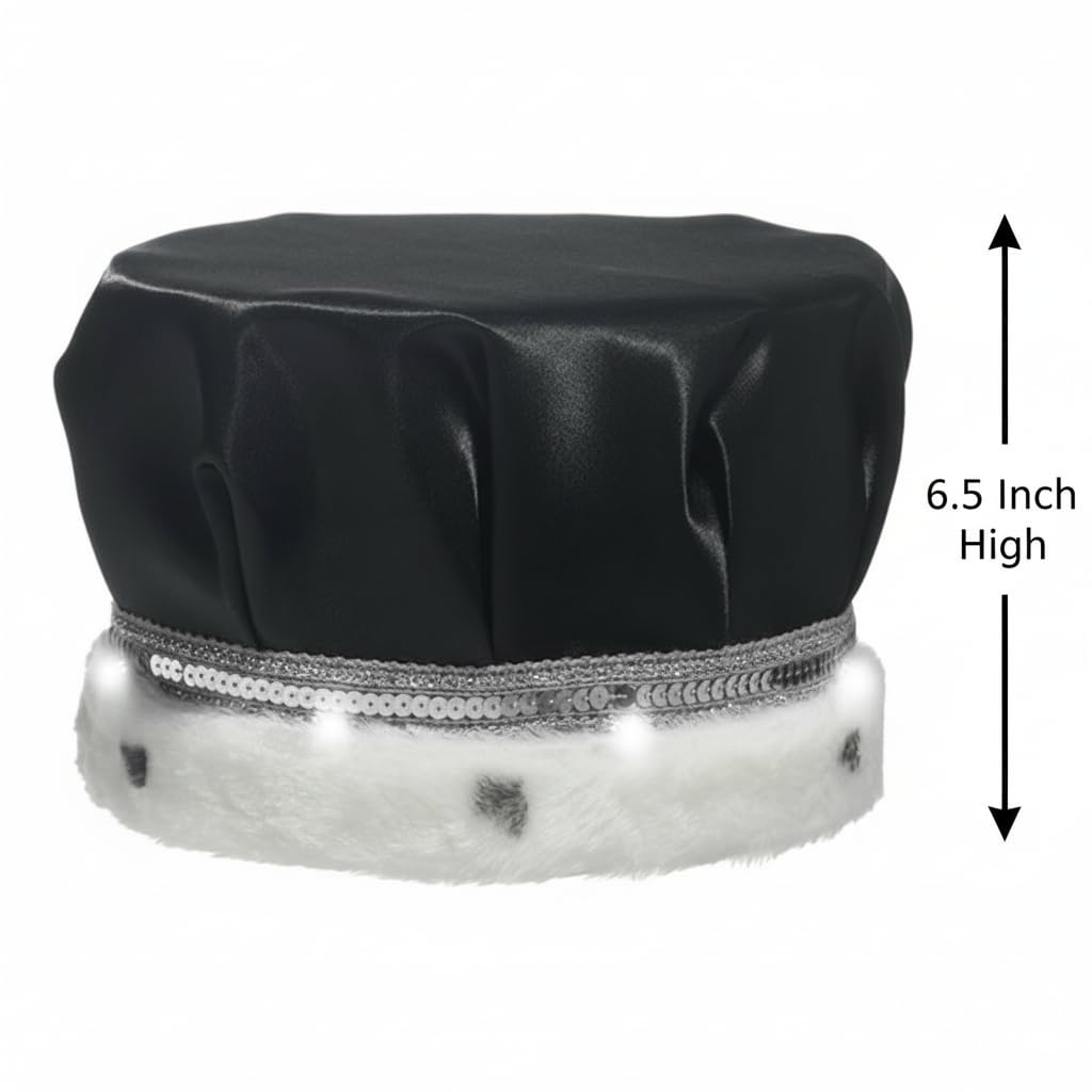 Satin Crown with Sequins and Sharona Tiara Coronation Set - Image 2