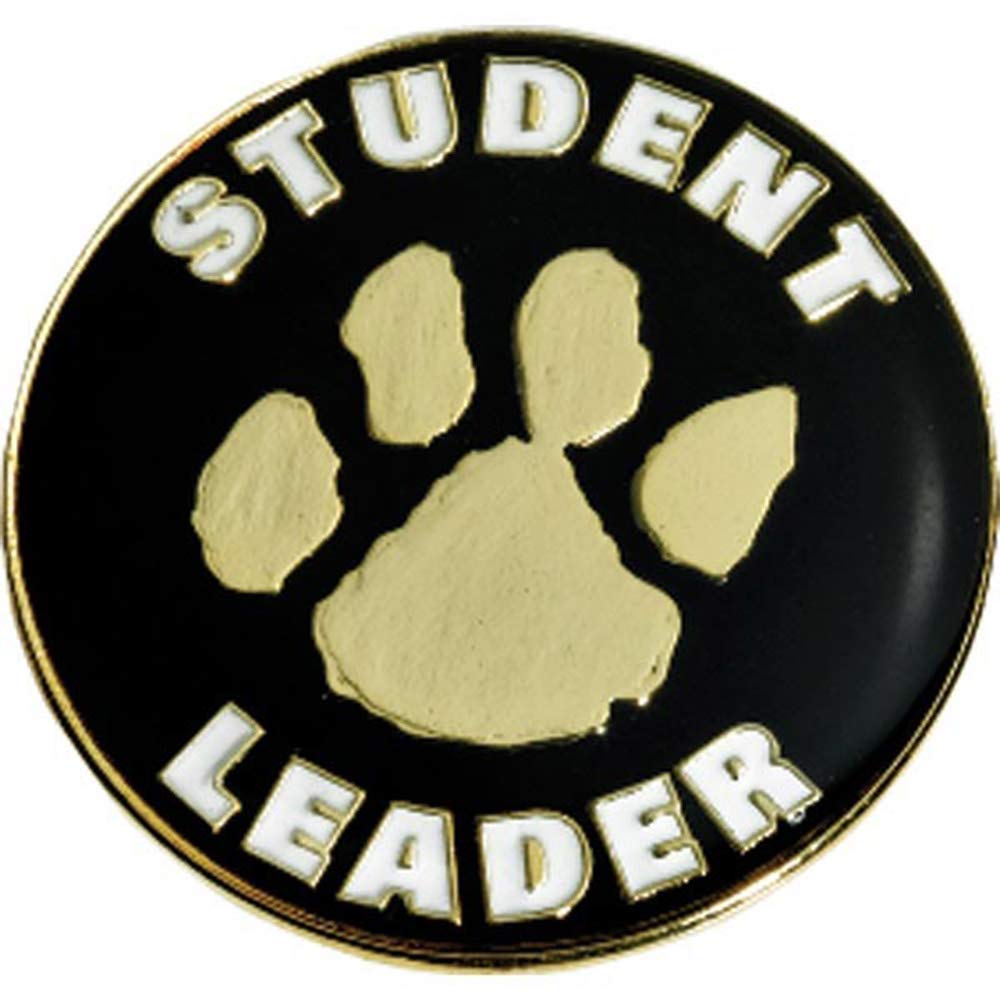 Student Leader Paw Print Mascot Award Pin, Student Awards - Image 3