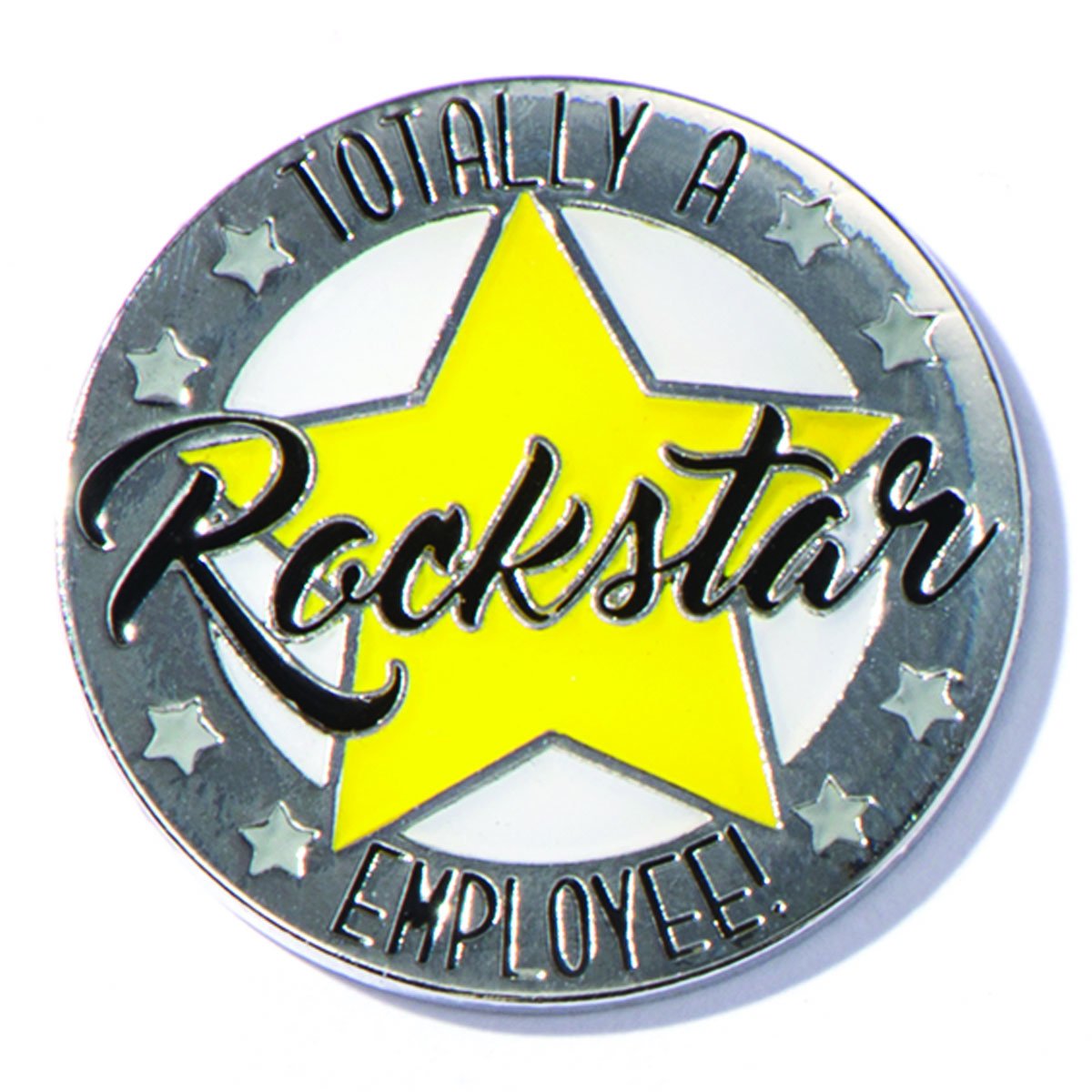 TCDesignerProducts A Rockstar Employee Appreciation Award Pins, 12 Pins