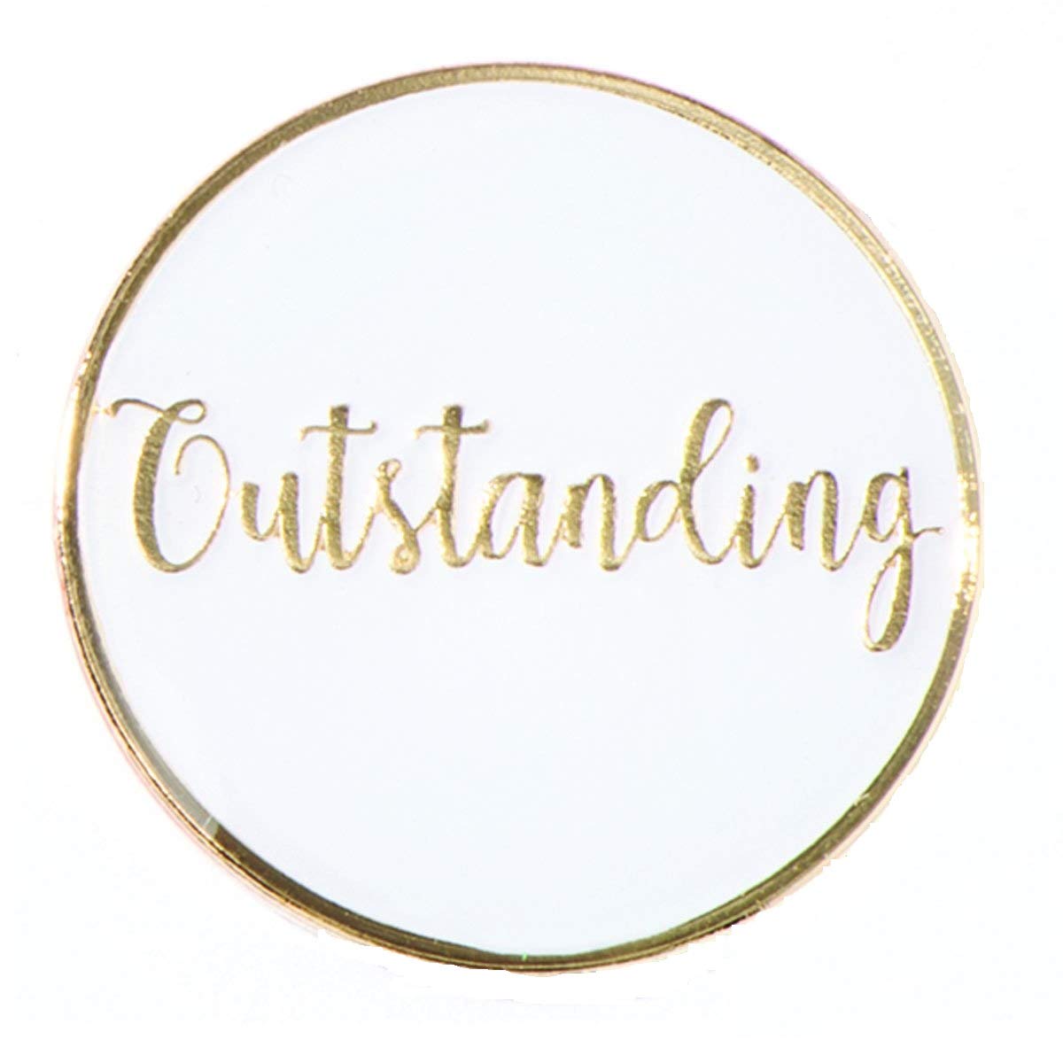 TCDesignerProducts Outstanding, Lapel Pin Set, Appreciation Gifts for Essential Workers, Teachers, Volunteers, Motivational Awards, Set of 12