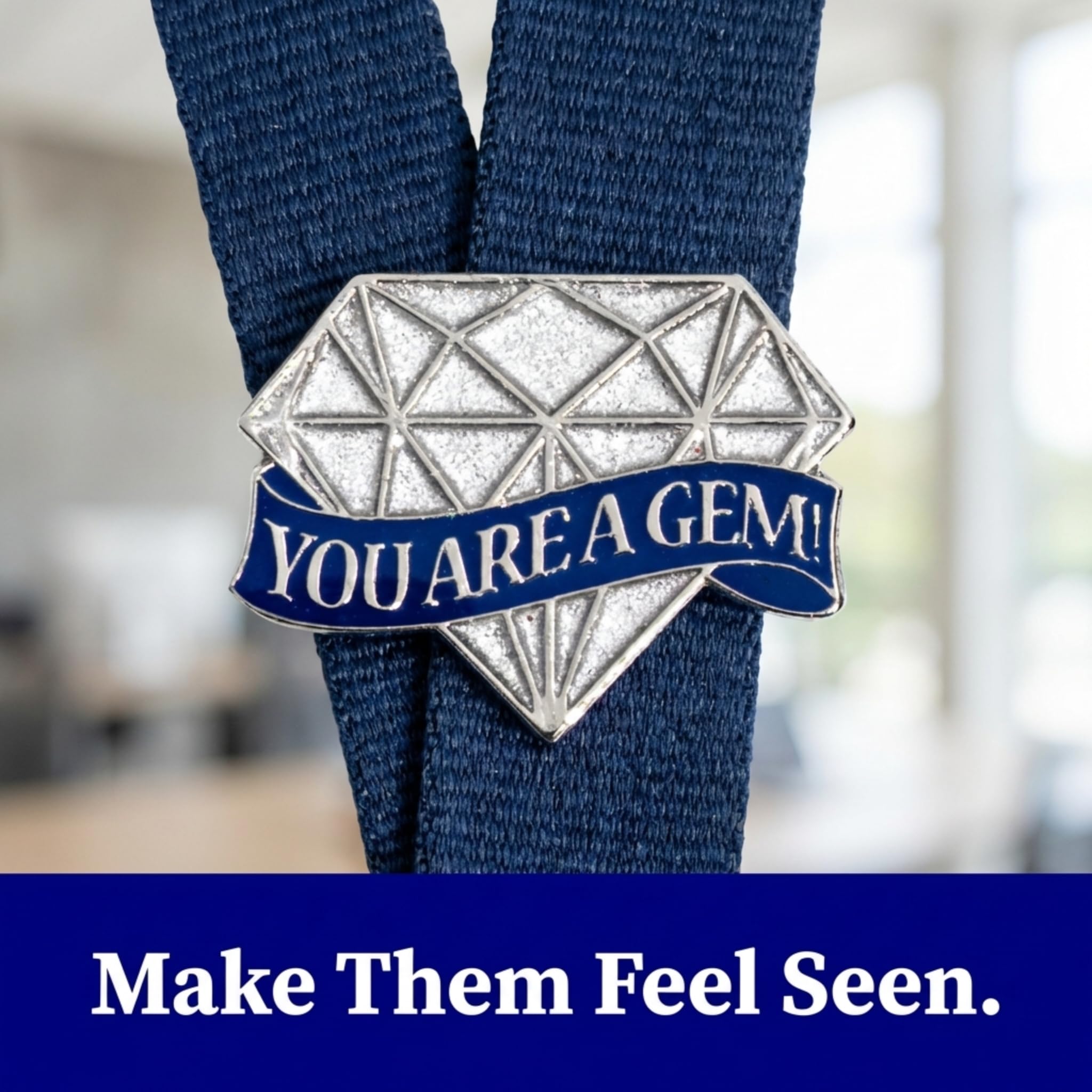 TCDesignerProducts You are A Gem Diamond Shaped Appreciation Award Pins, 12 Pins - Image 3